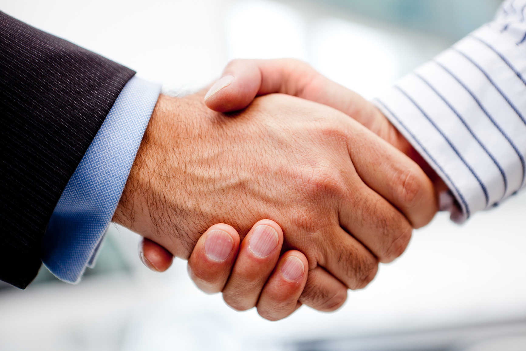 Partnership handshake